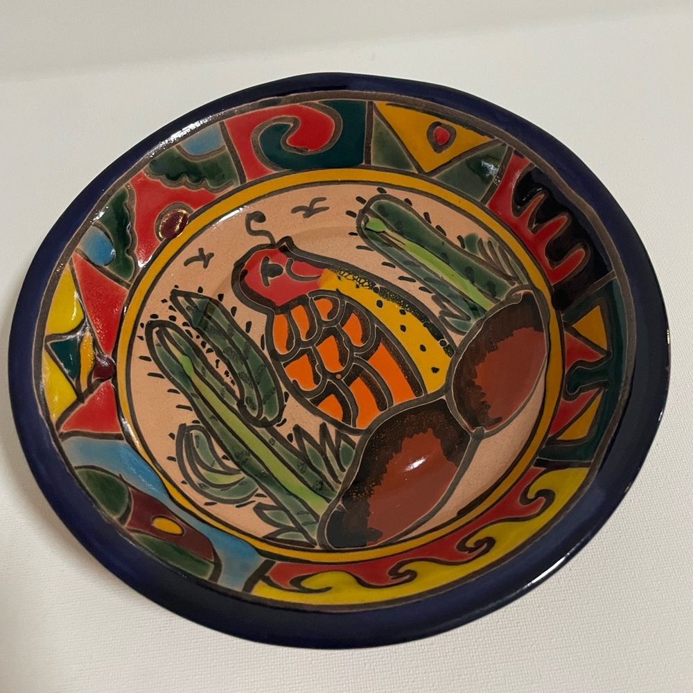 Talavera handmade pottery bowl